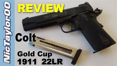 Colt Gold Cup 1911-22 Pistol "Detailed Review, NOT Unboxing" - YouTube