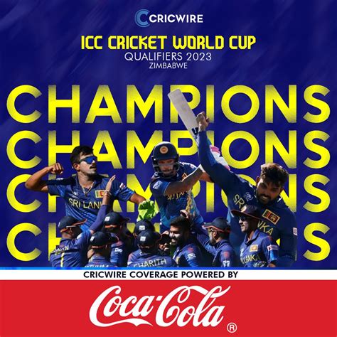 Sri Lanka wins ICC Cricket WC Qualifiers 2023 - Newswire