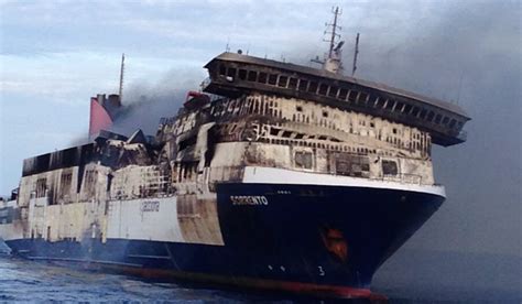 Scorched 'Sorrento' Ferry Towed to Port – gCaptain