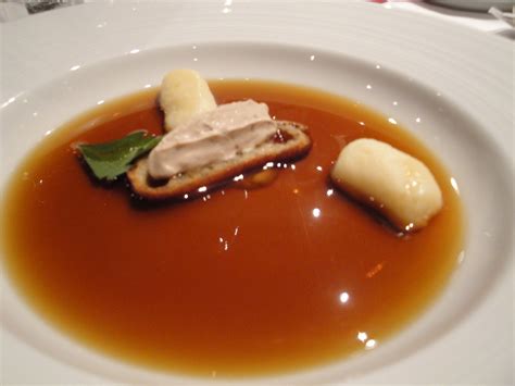 Chicken Consomme: Gnocchi, Chicken Liver Mousse | Chicken Co… | Flickr