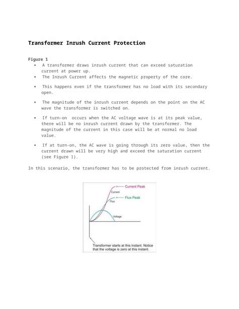 (DOC) Transformer Inrush Current Protection - DOKUMEN.TIPS