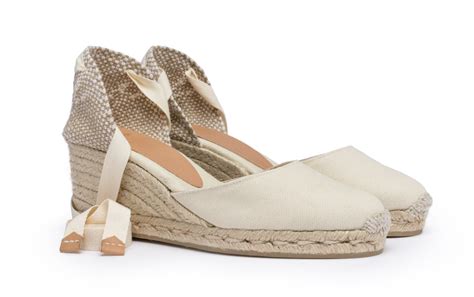 Castaner Carina 60 Beige Canvas Wedge Espadrilles | My Fashion Tribu