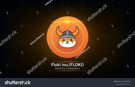 Floki Inu Coin Cryptocurrency Token Symbol Stock Vector (Royalty Free ...