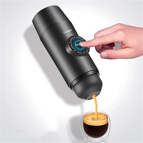 Portable Electric Coffee Mechine Mini Nespresso Coffee Maker Built in Battery Hot/Cold ...