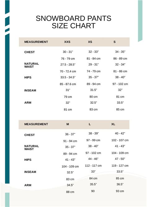 Medium Snowboard Bindings Size Chart in PDF - Download | Template.net