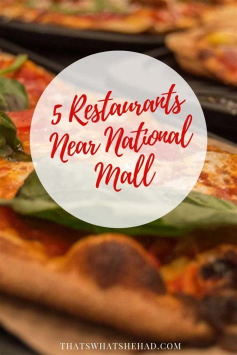 5 places to eat near National Mall in Washington D.C.! #WashingtonDC #WashingtonDCRestaurants # ...