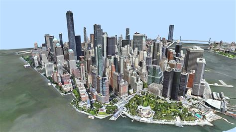 Manhattan, New York City USA - Buy Royalty Free 3D model by LibanCiel [34fb91b] - Sketchfab Store