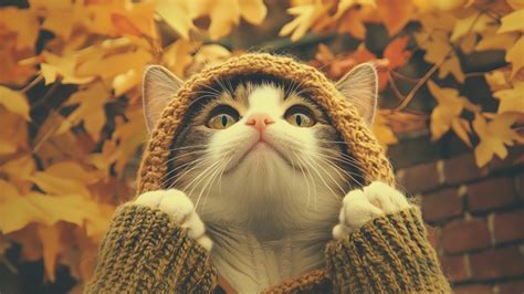 Autumn Cats Wallpapers (203 images)