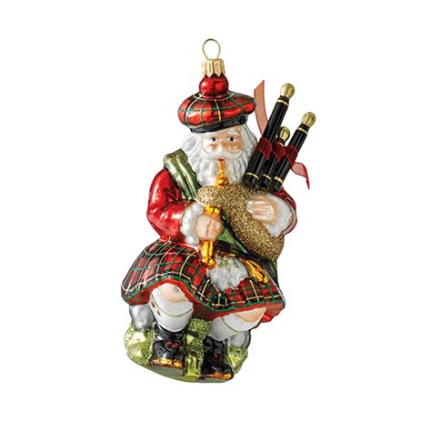 Scottish Santa Christmas Ornament | Gump's