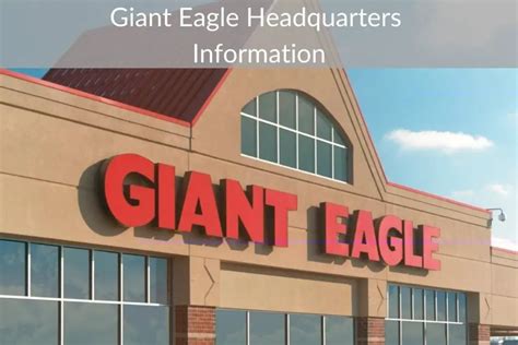 Giant Eagle Headquarters Information – Headquarters List