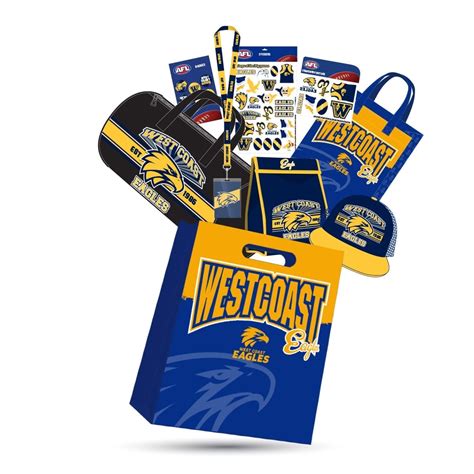 AFL West Coast Eagles Showbag | Shop Official AFL Merchandise Online!