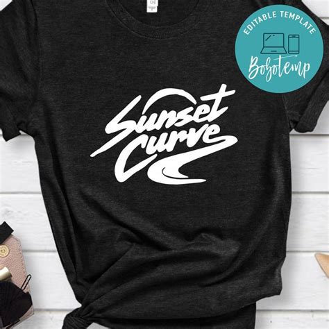 Sunset Curve PNG file template | Bobotemp