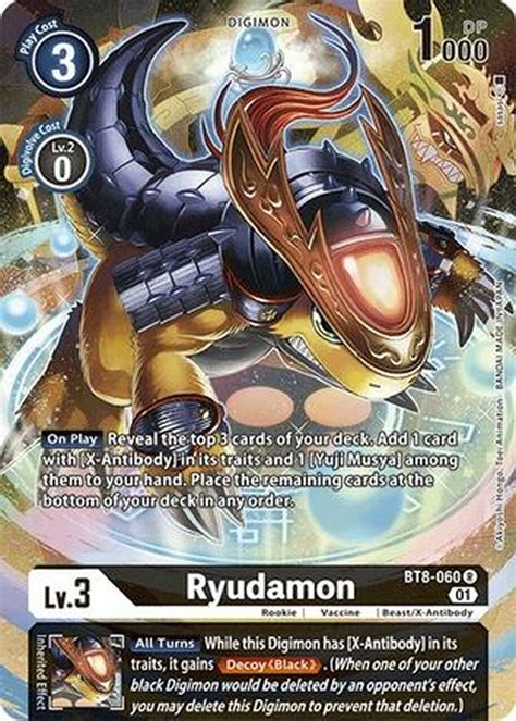 Ryudamon BT8-060 - New Awakening - Alternate Art Rare - Shady Bloom