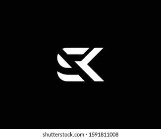 Minimalist Letter Sk Logo Design Editable Stock Vector (Royalty Free) 1591811008 | Shutterstock