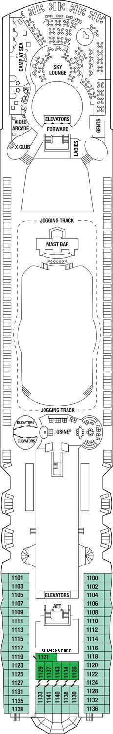 Celebrity Millennium Deck Plans: Ship Layout, Staterooms & Map - Cruise ...
