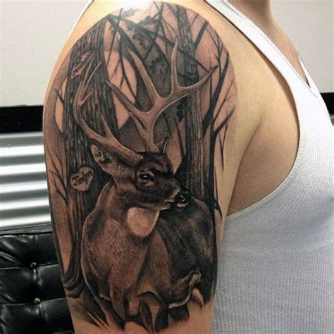 Top 87 Deer Tattoo Ideas [2021 Inspiration Guide] | Deer tattoo, Hunting tattoos, Deer tattoo ...