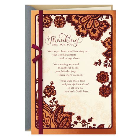 Your Caring Ways Religious Thanksgiving Card - Greeting Cards - Hallmark