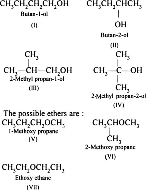 draw the structures of 3 ethers with formula c4h10o. - busty-alliwiwhyissc