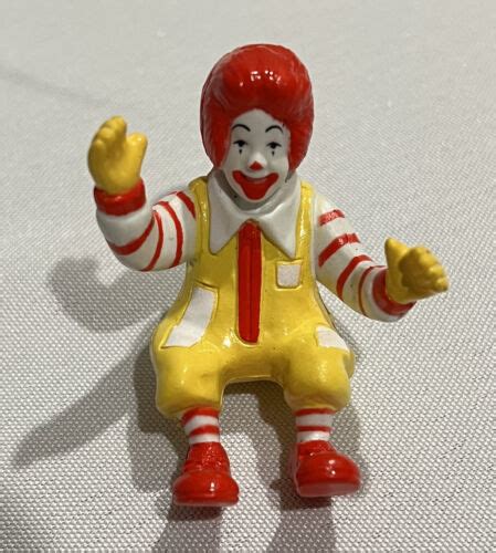 Vintage McDonald's Ronald McDonald Sitting 2.5" PVC Figure Happy Meal ...