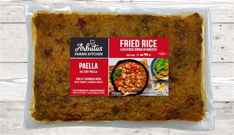 Fully Cooked Fried Rice - Paella - Arbutus Foods