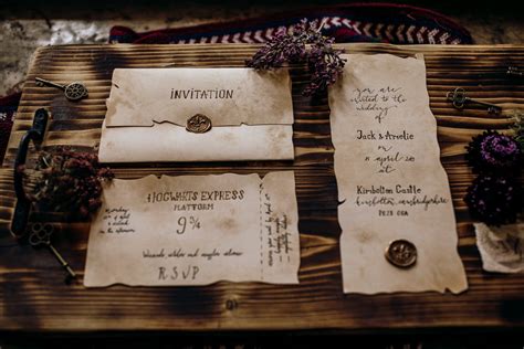 Harry Potter Wedding Invitations