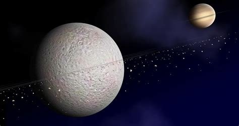 Artist Concept of Rhea Rings | NASA Solar System Exploration