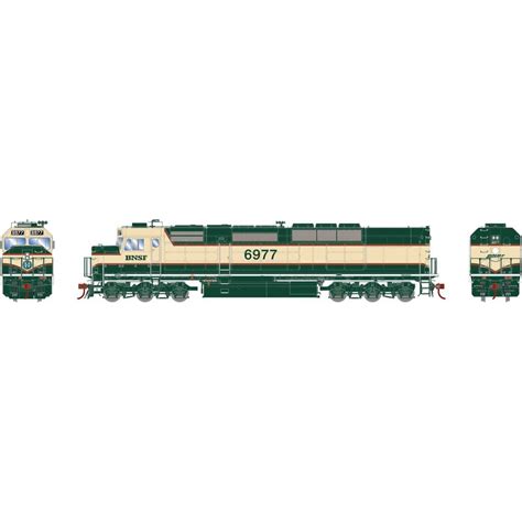 HO SDP40F Locomotive, BNSF #6977 Model Train | Athearn