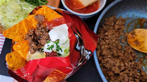 Loaded Doritos and Frito Pie | WALKING TACOS | Nacho Cheese Sauce Recipe - YouTube