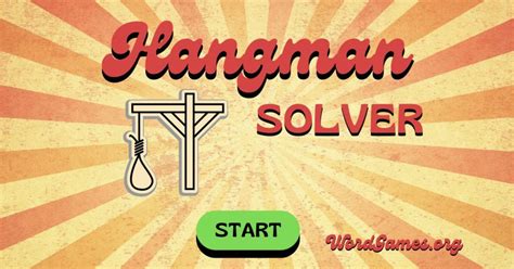 Hangman Solver - Word Games