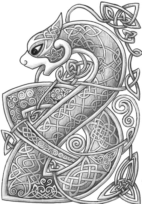 Celtic animal by Lariethene on DeviantArt