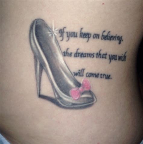 Cinderella Tattoo 💙👑👠 #cinderella #disneytattoo #cinderellatattoo #glassslipper | Tattoos ...