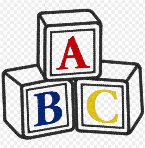 Alphabet Blocks Clipart - Free Printable Images for Learning the ABCs