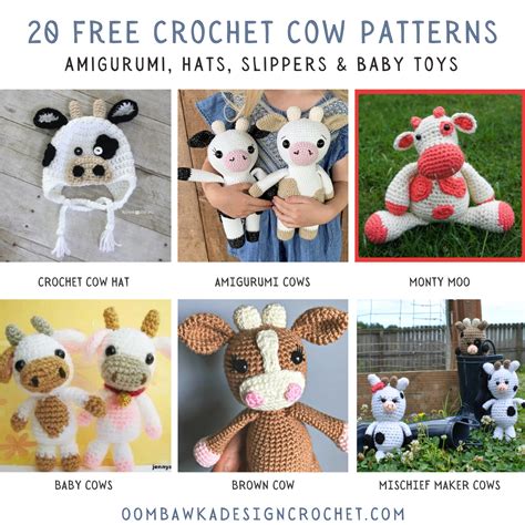 Free Cow Crochet Patterns