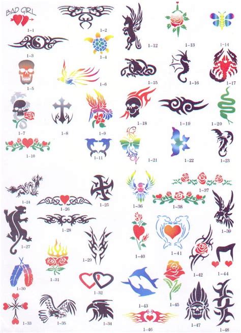 Temporary Tattoos - Tattoos For Men