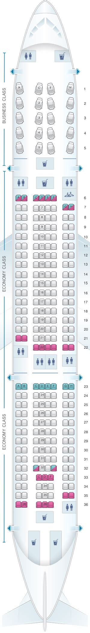 Airbus A333 Seating Chart