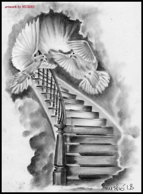 Stairs #to #sheep | Heaven tattoos, Stairs to heaven tattoo, Stairway to heaven tattoo