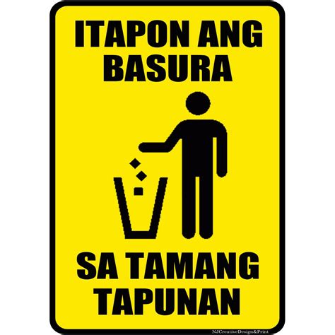 Slogan Tungkol Sa Tamang Pagtatapon Ng Basura