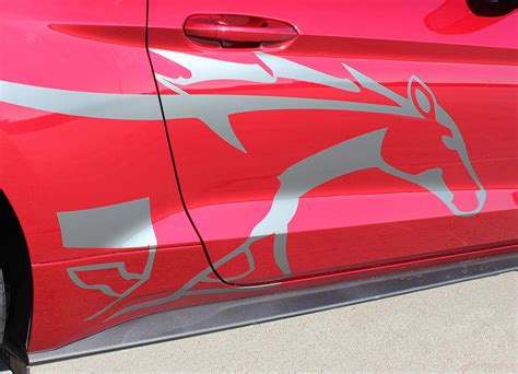 Decals/Emblems/Licence Frames 2017 FORD MUSTANG HOOD SPEARS w/ PINS STRIPE VINYL DECALS GRAPHICS ...