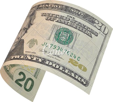 Download Twenty Dollar Png - Flying 20 Dollar Bill, Transparent Png - vhv