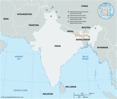 Khasi Hills | India, Map, & Facts | Britannica