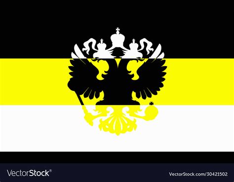 Flag imperial russia Royalty Free Vector Image