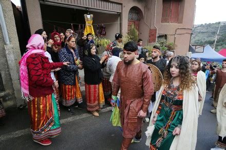 People Celebrate Amazigh New Year Village Editorial Stock Photo - Stock ...