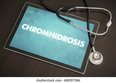 Chromhidrosis Cutaneous Disease Diagnosis Medical Concept Stock Photo ...