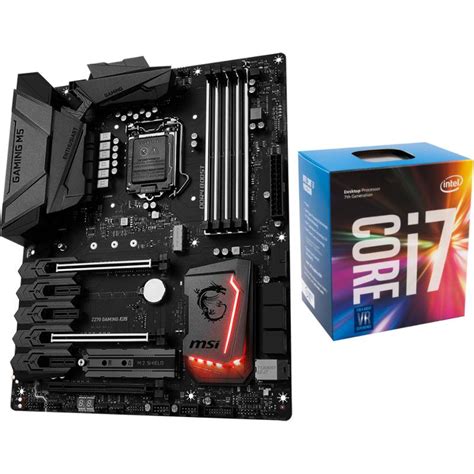 Bundle Deal: MSI Z270 GAMING M5 ATX Motherboard + Intel i7-7700K CPU - AB94362+AB94032 | Mwave ...