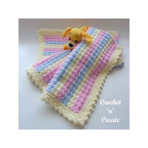 Crochet Pastel Baby Blanket Crochet Pattern DOWNLOAD CNC285 - Etsy