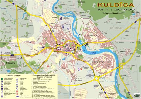 Kuldiga city Map - kuldiga latvia • mappery