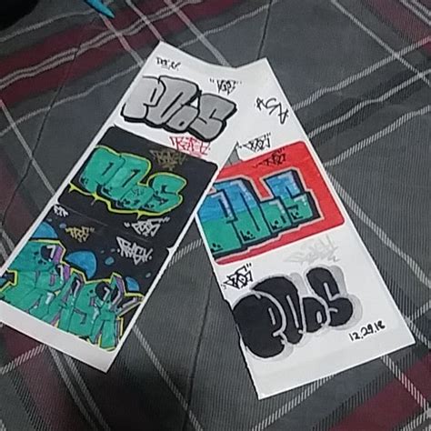 Some trash stickers I made : r/Graffiti