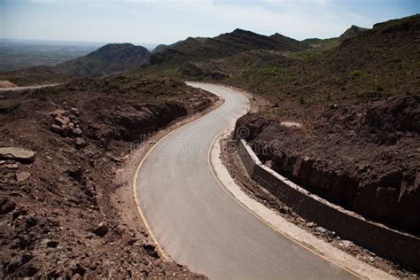 Road in a hilly area stock photo. Image of transportation - 143505320