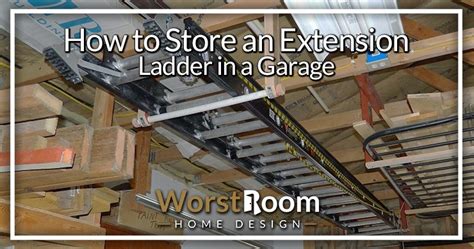 Extension Ladder Storage Ideas