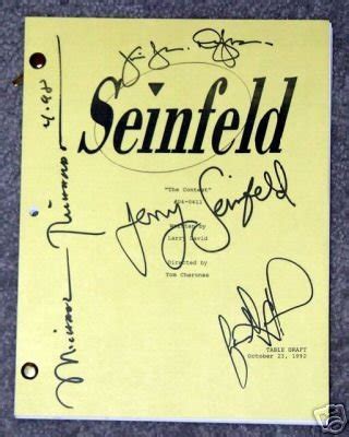 Autographed Seinfeld Script | #31779458